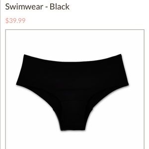 PantyProp Swim Bottoms w/leakproof protection XS/S